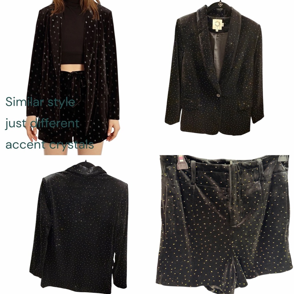 Lili Sidonio Women’s X Molly Bracken Black Blazer and Shorts Set